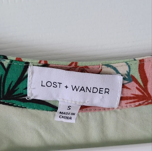Lost + Wander Anthropologie Island Hopper Floral Print Maxi - Picture 8 of 8